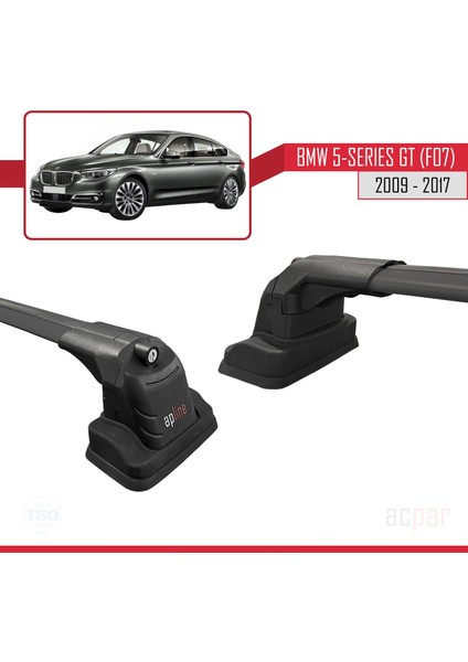 Bmw 5 Serisi Gran Turismo (F07) 2009-2017 Arası ile Uyumlu Ace-3 Ara Atkı Tavan Barı Siyah 2 Adet modelleri
