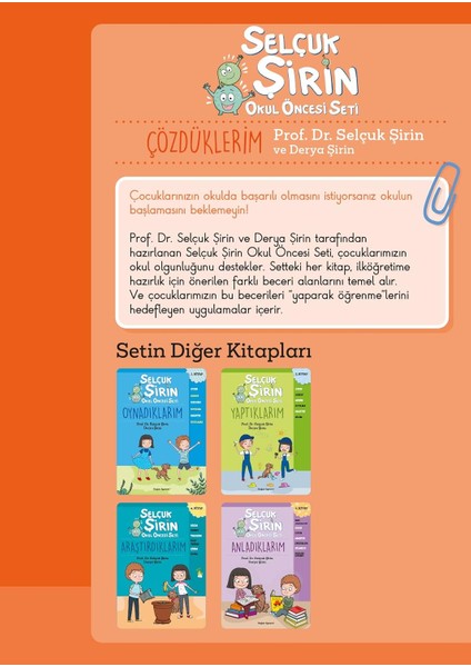 Selçuk Şirin Okul Öncesi Kutulu 5 Kitap Set - Selçuk Şirin – Derya Şirin
