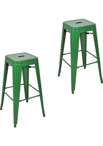 Tolix Metal Bar Tabure(2 Adet)