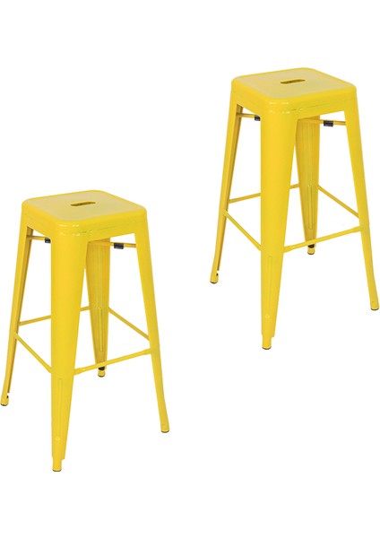 Tolix Metal Bar Tabure(2 Adet)