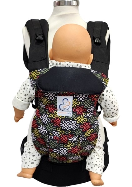 Her Yöne Etnik Illüzyon Ergonomik Kanguru