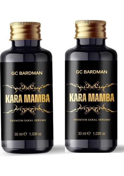 Kara Mamba Sakal Yağı 30 ml 2 Adet