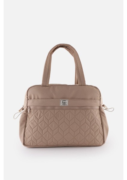 Spor Çanta Çok Cepli, Suluk & Biberon Bölmeli, Kapitone Detaylı, Valize Takılabilir fiyatları