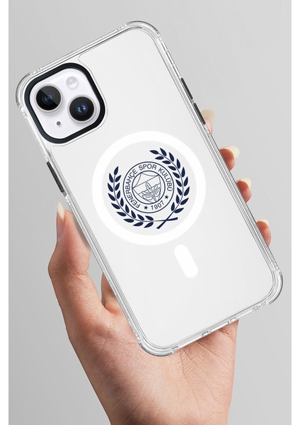 Apple iPhone 14 Uyumlu Fenerbahçe Yapraklı Arma Magsafe Lisanslı Telefon Kılıfı fırsatları