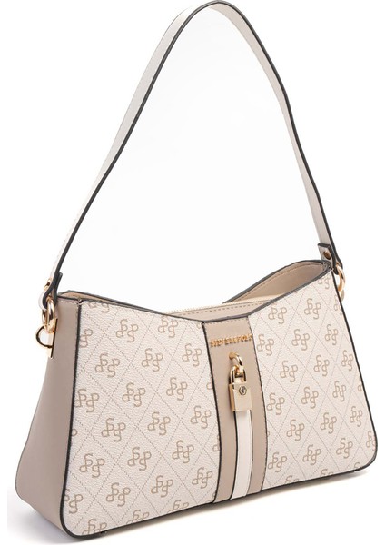 Kadın Çapraz Çanta 1102-46715 Sılver Polo Çapraz Bayan Çantası M178 Bej-Mat Kum-Kemik modelleri