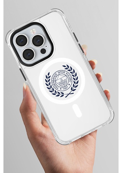 Apple iPhone 14 Pro Uyumlu Fenerbahçe Yapraklı Arma Magsafe Lisanslı Telefon Kılıfı fırsatları