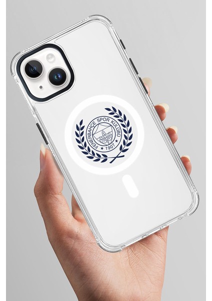 Apple iPhone 15 Uyumlu Fenerbahçe Yapraklı Arma Magsafe Lisanslı Telefon Kılıfı fırsatları