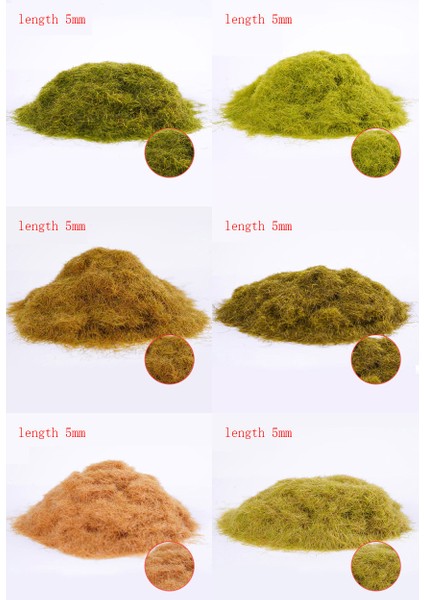 5 mm 30G Tarzı 30G Minyatür Sahne Modeli Materyal Tırtıl Flock Çim Naylon Çim Tozu Statik Çim 3mm 5mm 8mm Modelleme Hobisi El Sanatları Aksesuarı (Yurt Dışından) fırsatları