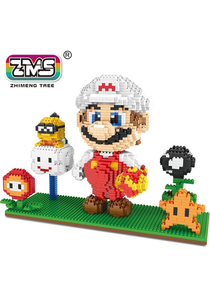 NO.3491 Tarzı Kutu Yok Çocuklar Için Eğitici Oyuncaklar: Dıy Süper Uçan Ma Bros Başlangıç Mini Tuğla Yoshi Çizgi Film Anime Figürler Model Serisi Yapı Taşları (Yurt Dışından)