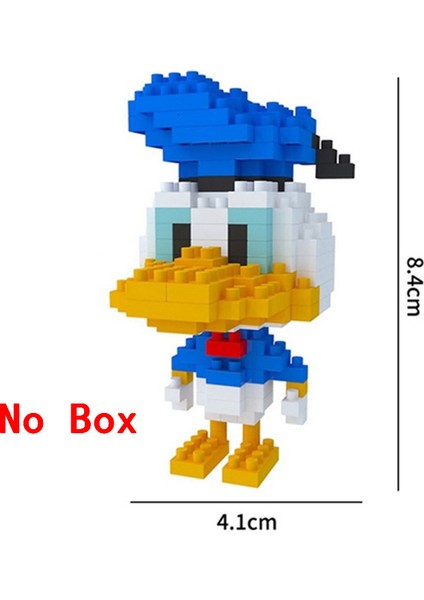 Mavi Stil Plastik Mini Bloklar Mickey Minnie Donald Duck Çizgi Film Dıy Model Mikro Yapı Taşları Eylem Figürleri Oyuncakları Çocuklar Için (Yurt Dışından)