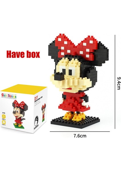 Mavi Stil Plastik Mini Bloklar Mickey Minnie Donald Duck Çizgi Film Dıy Model Mikro Yapı Taşları Eylem Figürleri Oyuncakları Çocuklar Için (Yurt Dışından)