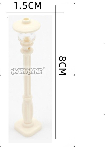 33303 Kahverengi Stil Marumine Moc Şehir Aksesuarları Tuğla Çit Korkuluk Merdiven Ev Bahçe Oyuncak Inşaat Yapım Blokları Parçaları (Yurt Dışından)