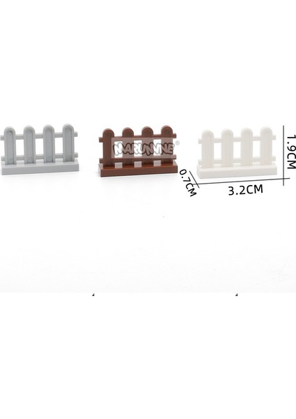 33303 Kahverengi Stil Marumine Moc Şehir Aksesuarları Tuğla Çit Korkuluk Merdiven Ev Bahçe Oyuncak Inşaat Yapım Blokları Parçaları (Yurt Dışından)