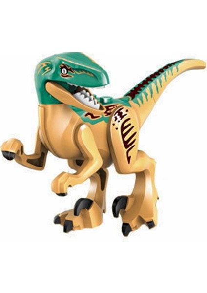 Turuncu Tarzı Çocuklar Için Kilitli Figür Jurassic Dinozorlar Rex Pterosauria Tyrannosaurus Triceratops Oyuncakları Jura Dinozor Çocuk (Yurt Dışından)