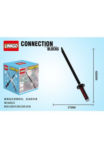 NO.68323 Stili Kutu Yok Anime Şeytan Öldüren Figürler Sihirli Yapı Taşları Kamado Tanjirou Nezuko Inosuke Mini Bağlantı Blokları Oyuncaklar Çocuklar Için (Yurt Dışından)