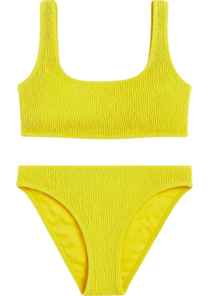 Kadın Lemon Party Gipeli Bikini Takımı Sarı