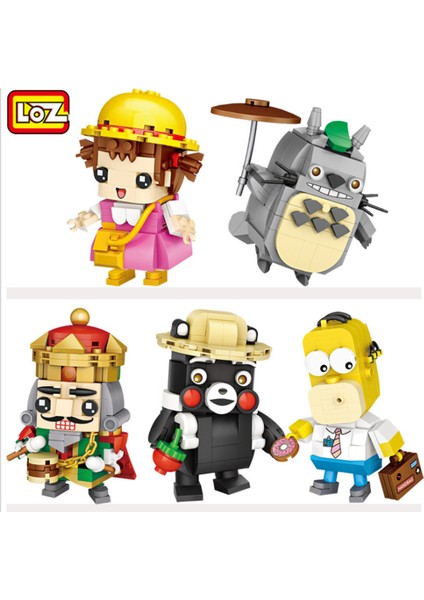 NO.1465 Tarzı Loz Mini Bloklar Sevimli Karikatür Kumamon Model Eğitici Oyuncak Küçük Anime Brinquedos Çocuklar Için Yapı Taşları Kız Hediye (Yurt Dışından) fiyatları