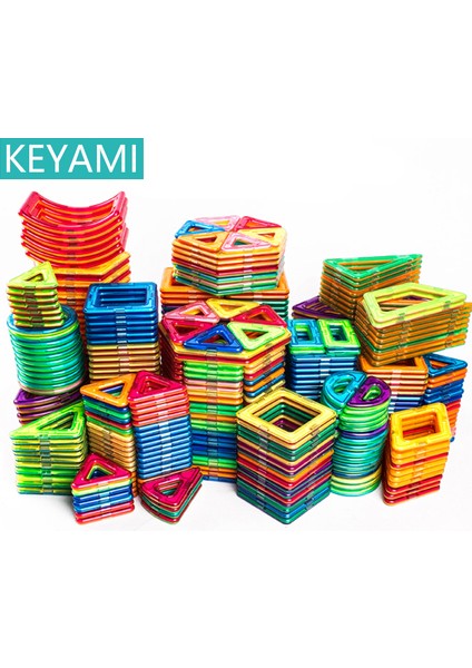 Kale Kartı Stili Keyamı Manyetik Oyuncaklar Büyük Boy Manyetik Bloklar Dıy Toplu Perakende Çocuk Oyuncakları Aksesuar Yapı Kiti Manyetik Model Eğitici Oyuncaklar (Yurt Dışından)
