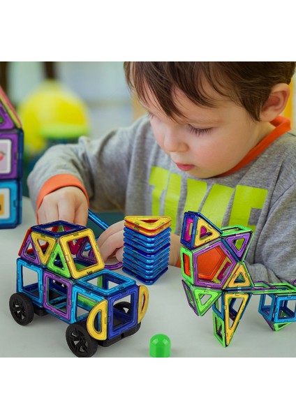 Kale Kartı Stili Keyamı Manyetik Oyuncaklar Büyük Boy Manyetik Bloklar Dıy Toplu Perakende Çocuk Oyuncakları Aksesuar Yapı Kiti Manyetik Model Eğitici Oyuncaklar (Yurt Dışından)