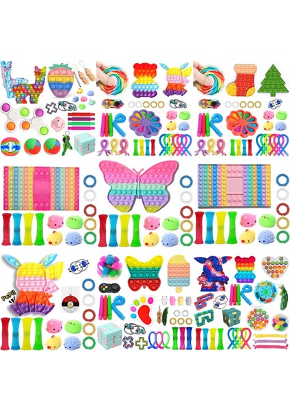 29 Adet Tarzı Yetişkin Çocuklar Için 150 Stil Üst Fidget Oyuncak Paketi Anti Oyuncak Seti Mermer Hediyesi Sensory Antistres Oyuncak Kutusu (Yurt Dışından)