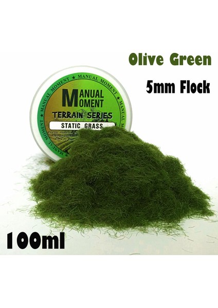 NM0118 Stili Minyatür Sahne Modeli Kum Masası Çim Flock Çim Naylon Çim Tozu Statik Çim Hobisi Arazi Serisi Malzeme (Yurt Dışından)