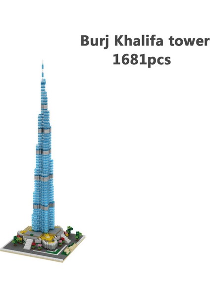 053 Kutu Stili Yok Mimari Big Ben Eiffel Kulesi Londra Çift Louvre Mikro Yapı Blokları Kapitol Sidney Opera Evi Tac Mahal Inşaat Oyuncakları (Yurt Dışından)