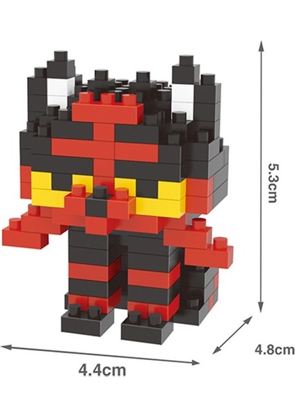 NO.268 Tarzı Kutu Yok 75 Stil Pokemon Blokları Küçük Çizgi Film Pikachu Hayvan Model Eğitim Oyunu Oyuncakları (Yurt Dışından)