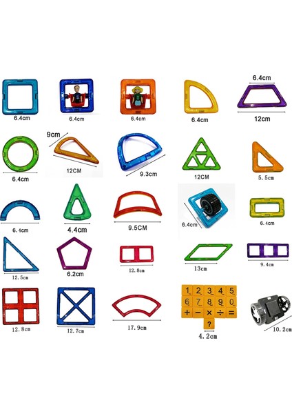Kare 20 Stili 1 Adet Manyetik Kendin Yap Yapı Taşları Parçaları Inşaat Oyuncakları Çocuklar Için Tasarımcı Manyetik Oyuncaklar Manyetik Model Yapma Oyuncakları (Yurt Dışından)
