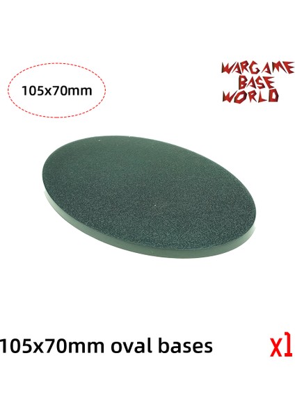 No.5 Tarzı Warhammer Için -105 x Oval Tabanlar Wargame Dünya (Yurt Dışından)