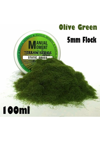 NM0131 Stili Minyatür Sahne Modeli Kum Masası Çim Flock Çim Naylon Çim Tozu Statik Çim Hobisi Arazi Serisi Malzeme (Yurt Dışından)