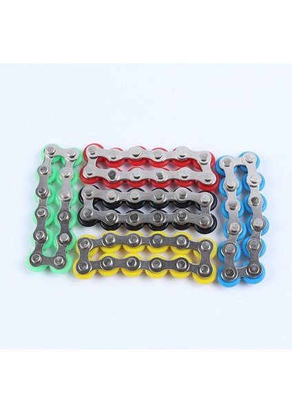 12 Knot Koyu Mavi Stil Düğümler Yeni Anahtarlık Zincir Parmak Oyuncağı Basınç Giderici Stres Zinciri Paslanmaz Çelik Bisiklet Zincir Tokası Anahtarlık Parmak Oyuncağı (Yurt Dışından) fırsatları