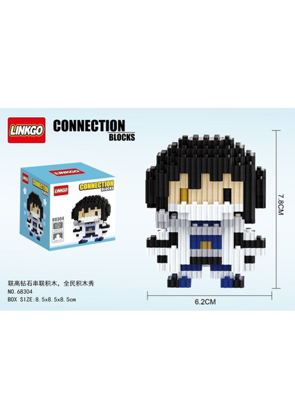 NO.68304 Stili Kutu Yok Anime Şeytan Öldüren Figürler Sihirli Yapı Taşları Kamado Tanjirou Nezuko Inosuke Mini Bağlantı Blokları Oyuncaklar Çocuklar Için (Yurt Dışından)