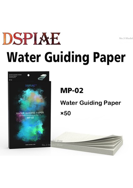 Mp-02 Stili Dspiae Mp El Boyalı Model Fırça Nemlendirici Renk Paleti Için Su Bazlı Boyalar Su Rehber Kağıt Palet Kağıt (Yurt Dışından)