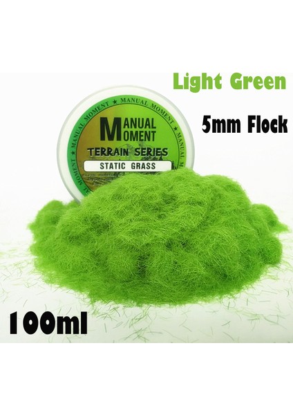 NM0119 Stili Minyatür Sahne Modeli Kum Masası Çim Flock Çim Naylon Çim Tozu Statik Çim Hobisi Arazi Serisi Malzeme (Yurt Dışından)