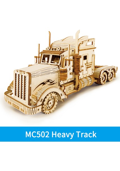 MC502 Stili Robotime Rokr Dıy 3D Ahşap Puzzle Dişli Model Yapım Kiti Oyuncak Hediye Çocuklar ve Gençler Için (Yurt Dışından)
