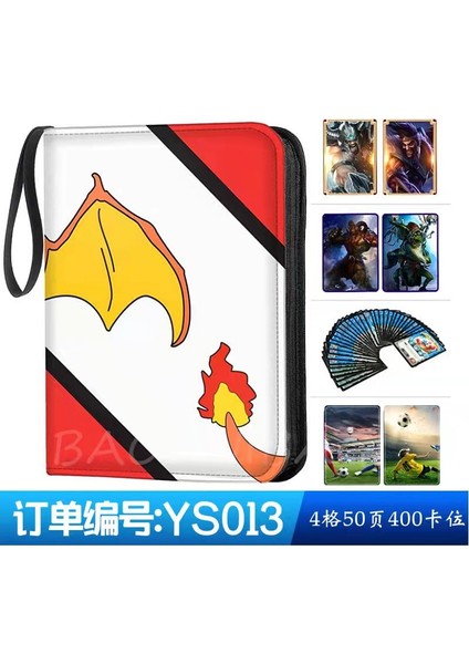 YS013 (450400) Stili Yeni Pokemon Kartları Kutusu Oyuncaklar Hediye Için Kartları Tutabilen Kartlar Koleksiyon Albümü - Çocuklar Için Pokemon Oyun Kartları Kitabı (Yurt Dışından)