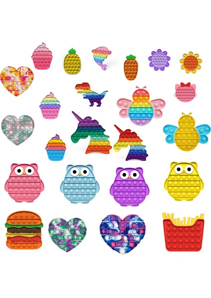 L Tarzı Basın Balon Patlatma Fidget Oyuncak Özel Fidget Basınç Anksiyete Patlatıcı Oyuncaklar Popet Silikon Figet Oyuncaklar Oyuncak (Yurt Dışından)
