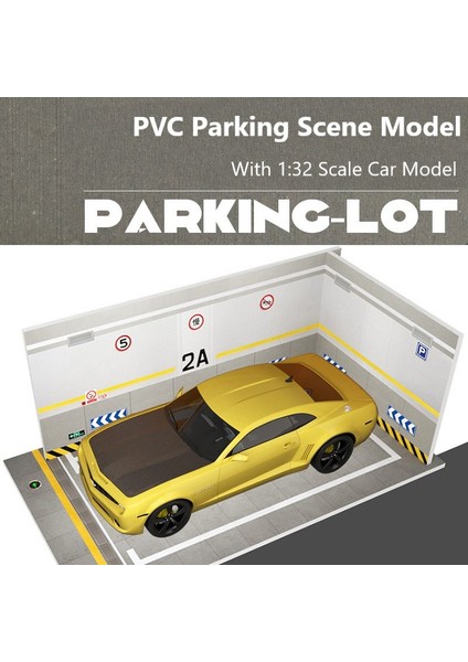 Turuncu Tarzı 1:32 Ölçekli Plastik Kendin Yap Model Pvc Otopark Alanı Sahne Garaj Ev Koleksiyon Dekorasyonu Için Araç Model Kiti (Yurt Dışından)