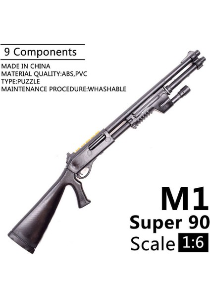 Benelli M1 Super Ot Tüfek Montaj Modeli Oyuncak Yapı Taşları Eylem Figürleri Için (Yurt Dışından)