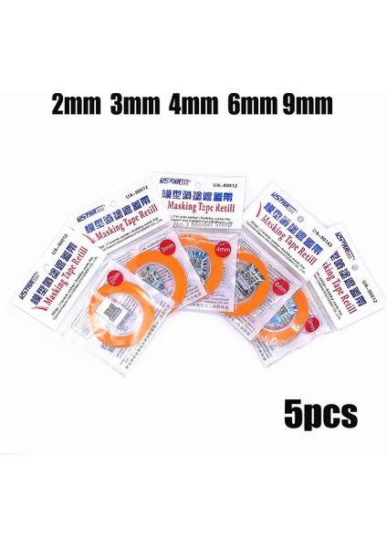 2 3 4 6 9mm Stili Modeller Özel Maskeleme Bandı Gundam Askeri Model Hobby Boyama Araçları Aksesuarı (Yurt Dışından)