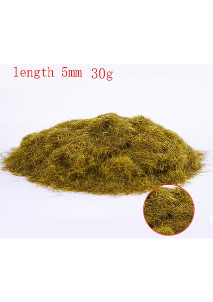 Turuncu Tarzı 30G Sahne Modeli Malzeme Sarı Yeşil Çim Flock Çim Naylon Çim Tozu Statik Çim Modelleme Hobi El Sanatları Aksesuarı (Yurt Dışından)