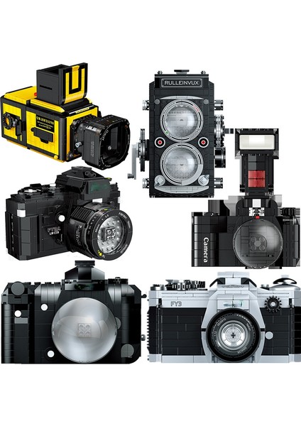 JM48-00845 Stili Ipuçları Yaratıcı 316 F Dijital Kamera Fotoğraf Moc Yapı Blokları Set Tuğla Klasik Eğitici Model Kendin Yap Oyuncaklar Çocuklar Için Oyuncak (Yurt Dışından)