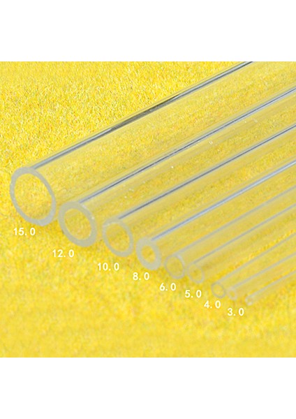 4X250MM 10 Adet Stil Wjdg Model Doğrudan Akrilik Plexiglass Boru Dıy Yapı Kum Masası Şeffaf Boş Dairesel Boru (Yurt Dışından)