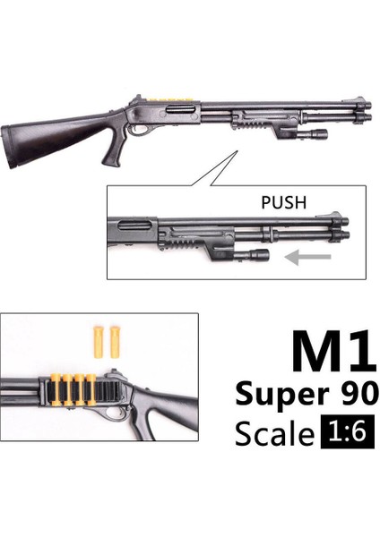 Benelli M1 Super Ot Tüfek Montaj Modeli Oyuncak Yapı Taşları Eylem Figürleri Için (Yurt Dışından)