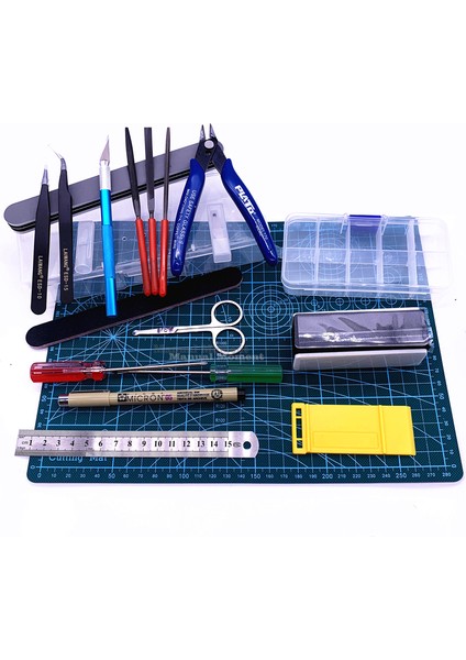 Set K Style Gundam Araçları ve Askeri Hobby Model Combo Seti - Parlatma ve Kesme Araçları ile Dıy Aksesuarları (Yurt Dışından)