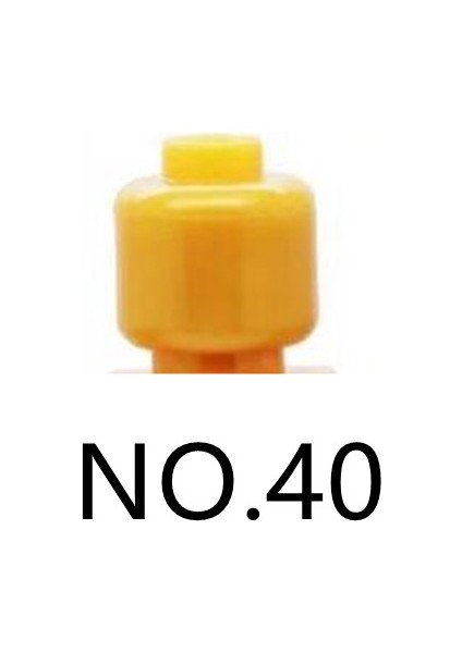 No.40 Altın Stili Boş Baskısız Mini Figür Yapı Taşı Oyuncak Renk Seçenekleri Koleksiyon Kendin Boya Mini Blok Oyuncaklar Eğitici Hediye (Yurt Dışından)