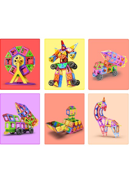 20PCS-KARE Tarzı Keyamı Manyetik Oyuncaklar Büyük Boy Manyetik Bloklar Dıy Toplu Perakende Çocuk Oyuncakları Aksesuar Yapı Kiti Manyetik Model Eğitici Oyuncaklar (Yurt Dışından) indirimleri