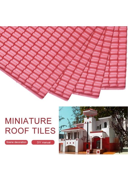 Minyatür Çatı Kiremit Kum Masası Pvc Model Inşaat Düzeni Peyzaj Diorama Kendin Yap Oyuncak Güvenli ve Aşınmaya Dayanıklı Hafif (Yurt Dışından) fiyatları