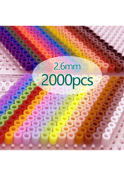 A47 Stili 2.6mm Hama Boncuk Pupukou Perler Kendin Yap Çocuklar Demir Boncuklar Erime El Yapımı Hediye Çocuk Oyuncak (Yurt Dışından)