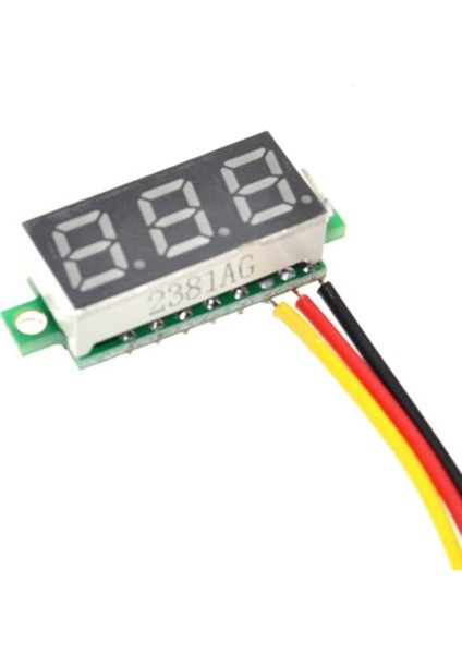10PCS Dc Voltmetre Ekran 3-Wire Dc 0-100V Gerilim Test Cihazı 4 Renk Kombine Mini (Yurt Dışından) modelleri
